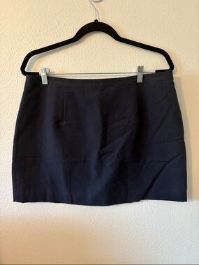 Antonio Melani Classic Navy Women's Mini Skirt Sz 14 NWT
